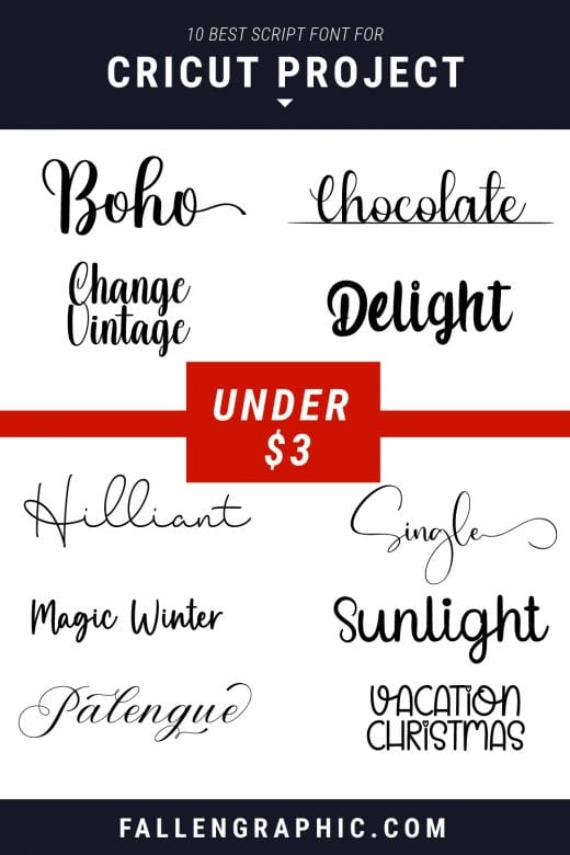 10 BEST SCRIPT FONT FOR CRICUT PROJECT EXTREMELY CHEAP UNDER $3 ...