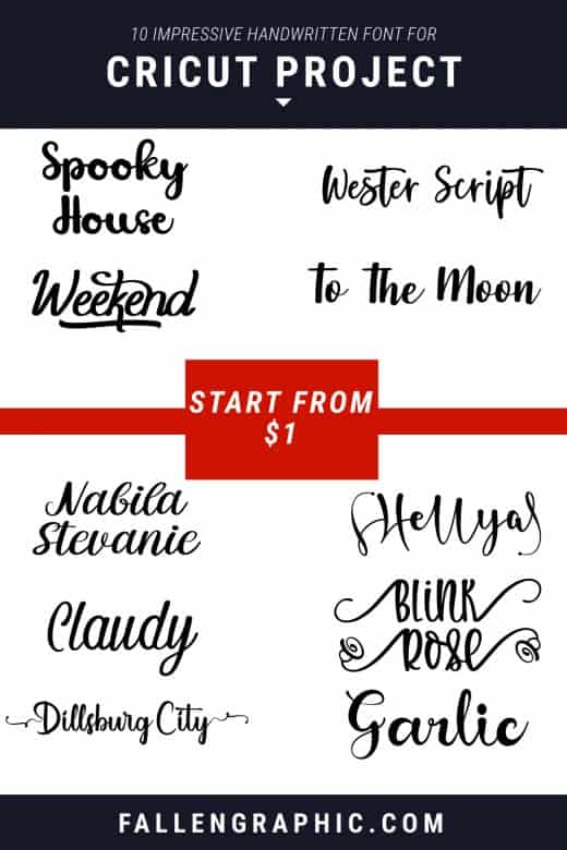 10 Impressive Handwritten Font For Cricut Project Extremely Cheap Start 