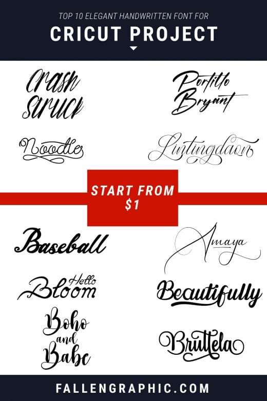 TOP 10 ELEGANT HANDWRITTEN FONT FOR CRICUT PROJECT EXTREMELY CHEAP ...